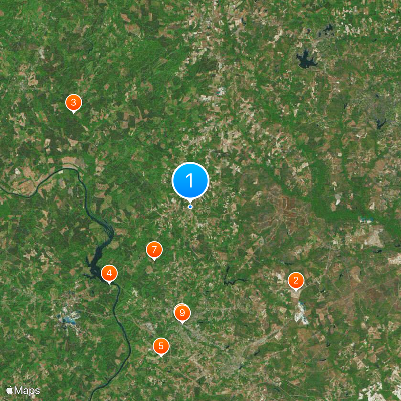 Ellerbe Map