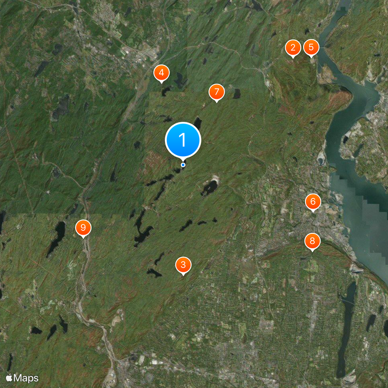 Harriman State Park Mapa