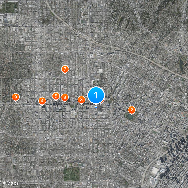 Southwestern Law School Map