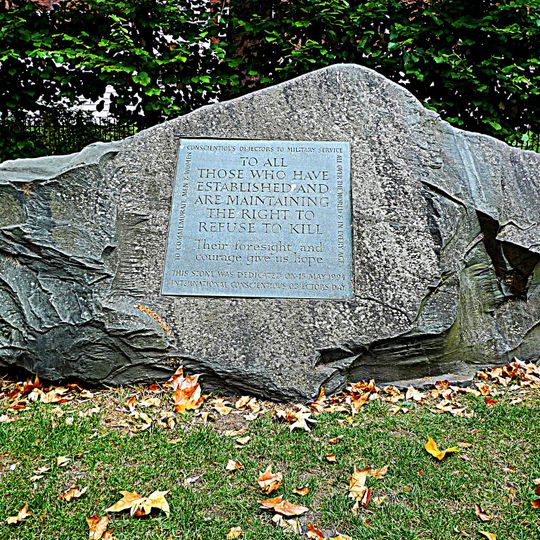 Conscientious Objectors Commemorative Stone