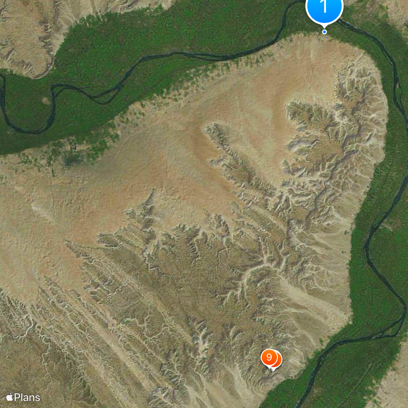 Templo de Dendera Mapa