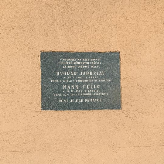 Pamětní deska obětí II. světové války