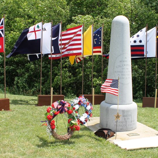 Col. Crawford Burn Site Monument