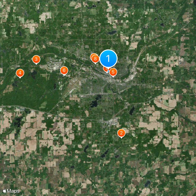 Battle Creek Sanitarium Mappa