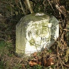 Milestone On Loop Road 50 Yards South Of Junction Of Hollins Lane And Windermere