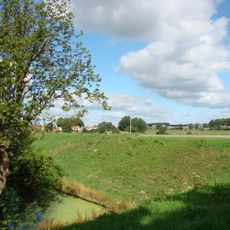 Gedeelte van het watervlak van de buitengracht