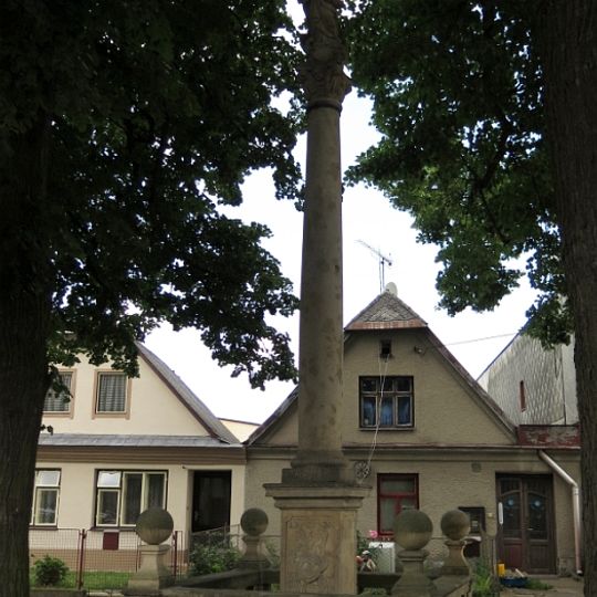 Maria column in Jiráskovo náměstí in Žamberk