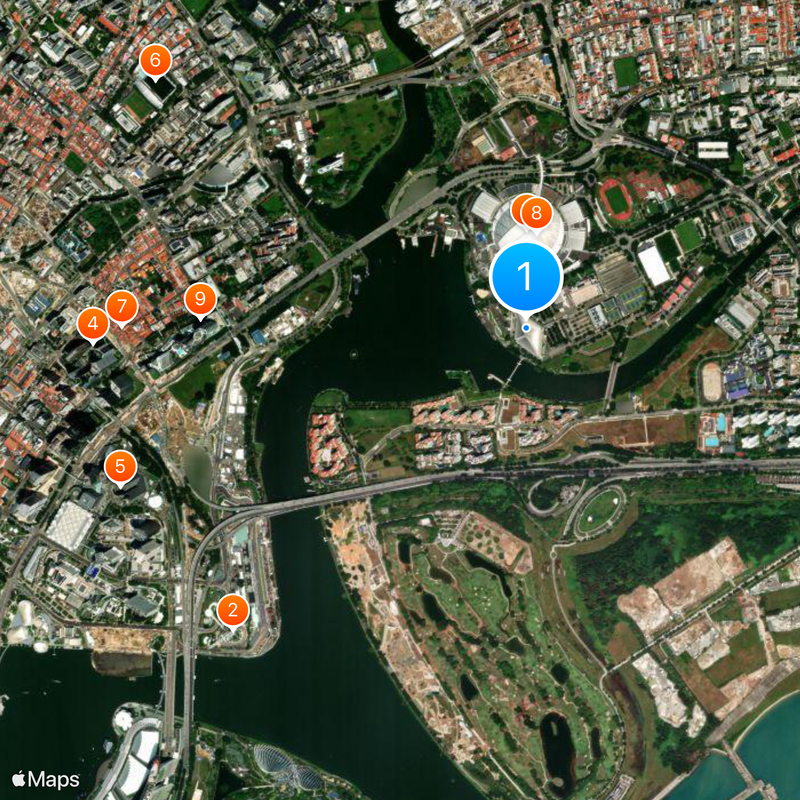 Singapore Indoor Stadium Map