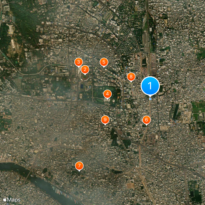 Dhaka City Corporation Map