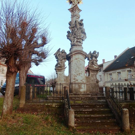 Sloup se sousoším Nanebevzetí Panny Marie