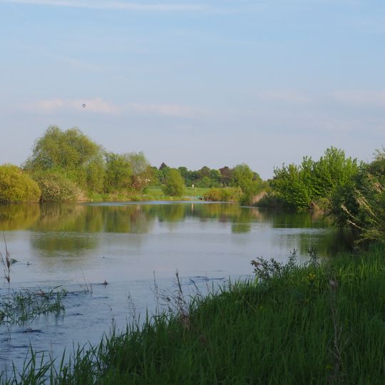 Altwässer der Elbe bei der Gohliser Windmühle