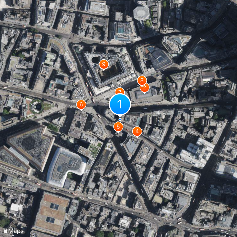 Waterloo & City line Map