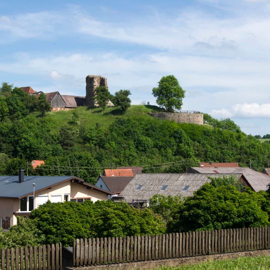 Steilhang der Feste Schweinberg