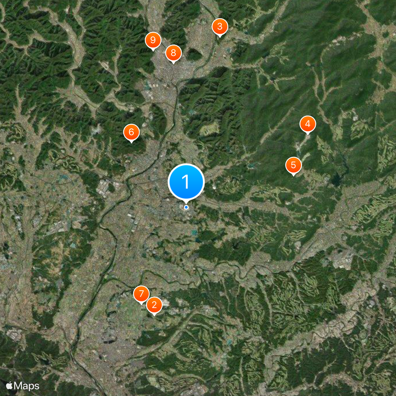Yashiro High School Map