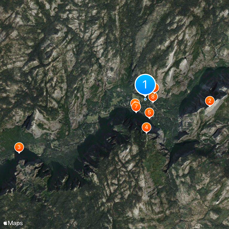 Ahwahnee Hotel Mappa