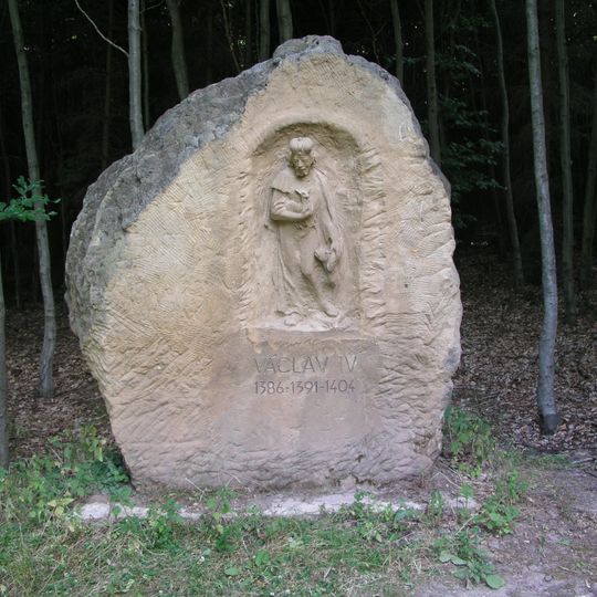 Reliéf Václava IV. na Chouzavé