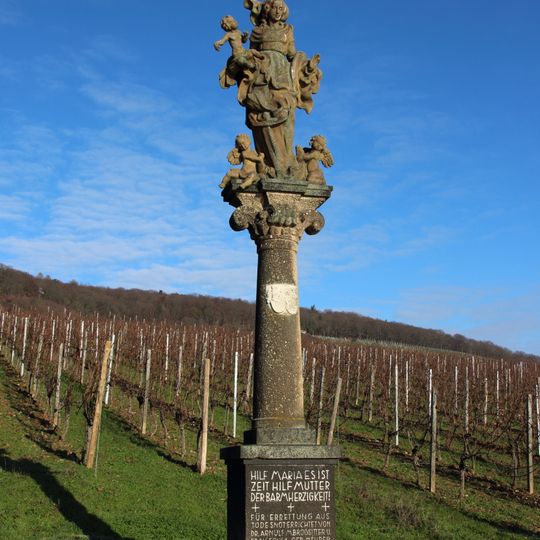 Muttergottes mit Jesuskind und Traube, von Adam Winter