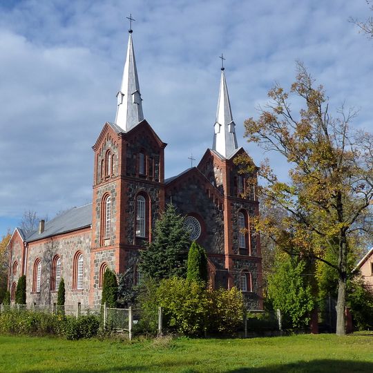 Saints Peter and Paul church in Riebiņi