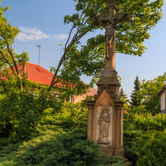 Wayside cross in Končice