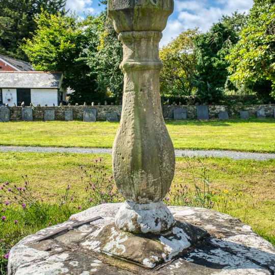 Sundial in St Garmon's Churchyard