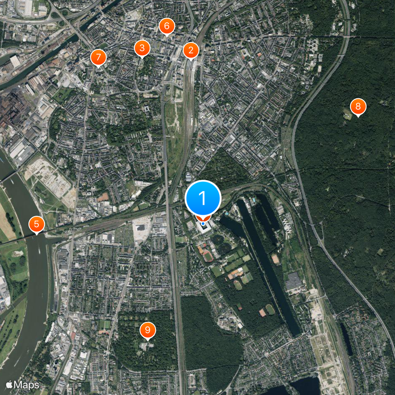 Schauinsland-Reisen-Arena Map