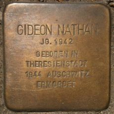 Stolperstein dedicated to Gideon Nathan