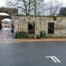 Wall To Bowling Green, From Hexham House To Priory Gateway