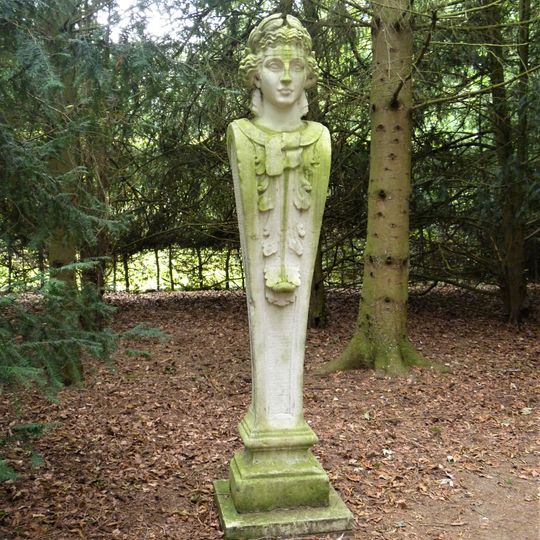 Two Herm Figures, At Warriors Walk, At Anglesey Abbey