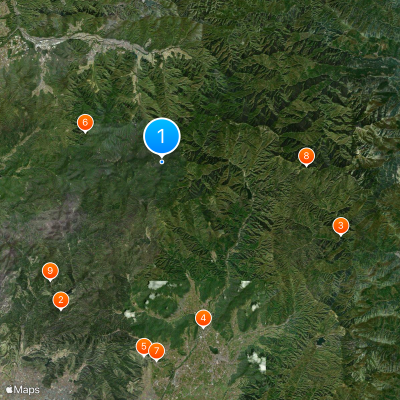 Okuchichibu Mountains Map