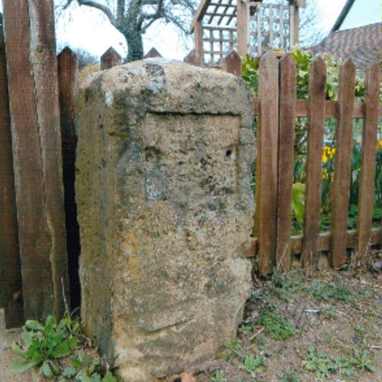 Milestone, N of Old Road next to drive of Milestone Cottage