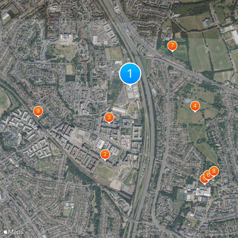 Royal Air Force Museum Mapa