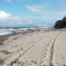 Plaża przy Czerwonej Rzeczce