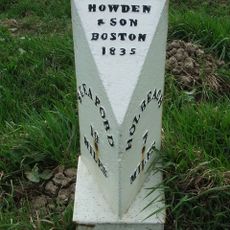 Milepost, East Of Waste Green Lane