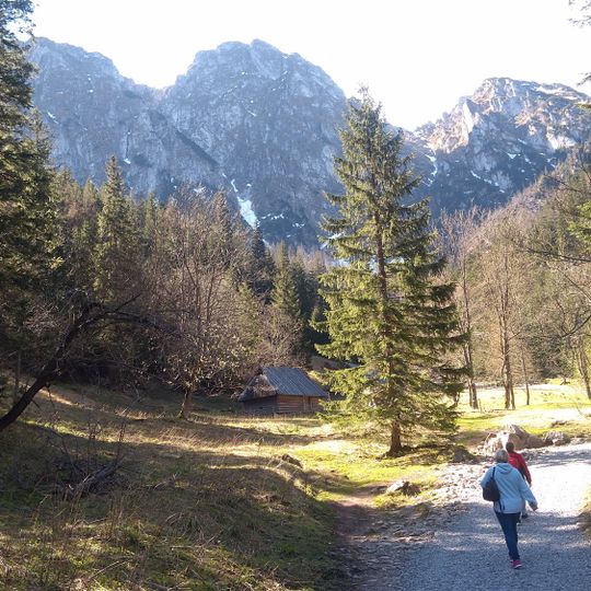 Szałasy na Polanie Strążyskiej