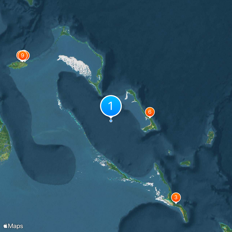 Geografía de Bahamas Mapa