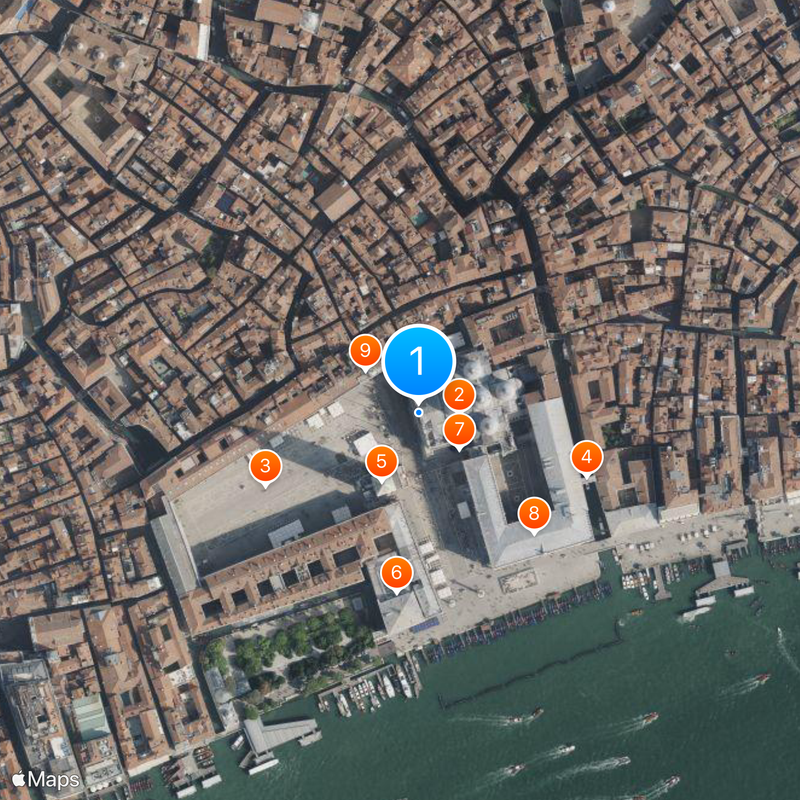 Chevaux de Saint-Marc Carte