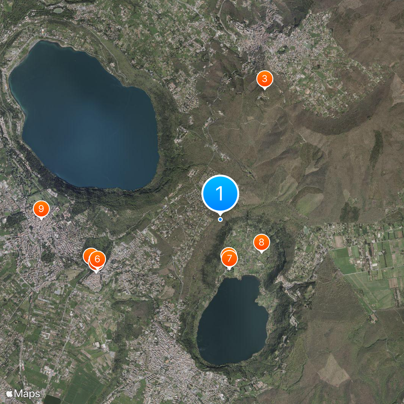 Alban Hills Map