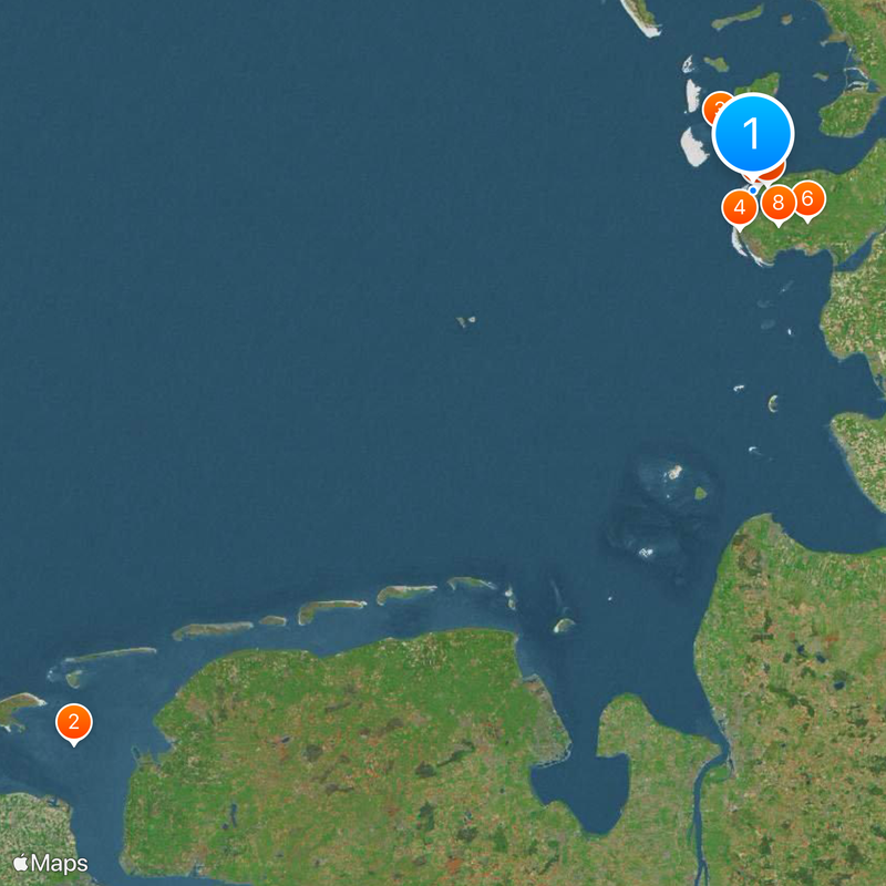 Westerheversand Lighthouse Map