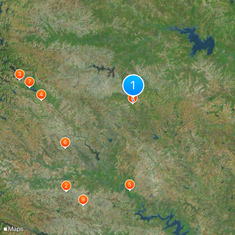 Ahmednagar Fort Kaart