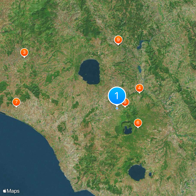 Province of Viterbo Map