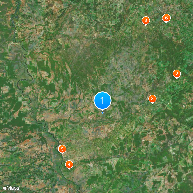 Concepción Department Map