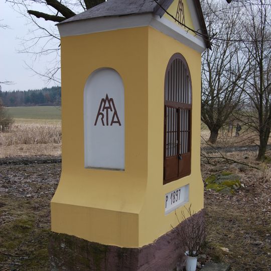 Chapel-shrine in Líšnice nearby Dehetník
