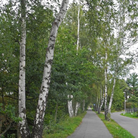 Sachgesamtheitsbestandteil der Sachgesamtheit Windbergbahn, Teilabschnitt Bannewitz, OT Welschhufe mit dem Einzeldenkmal Eisenbahnbrücke Marktsteg und dem Streckenverlauf als Sachgesamtheitsteil (siehe auch