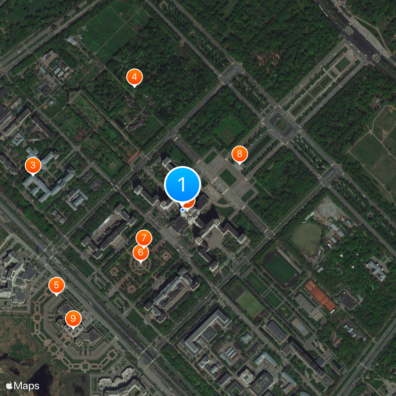 Gratte-ciel stalinien Carte