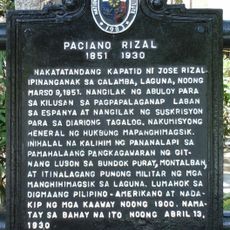 Paciano Rizal historical marker