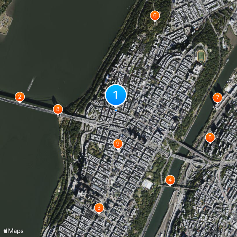 Hudson Heights Map