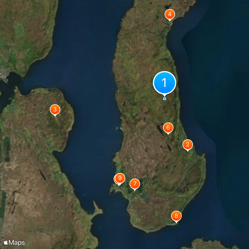 Isle of Raasay Map