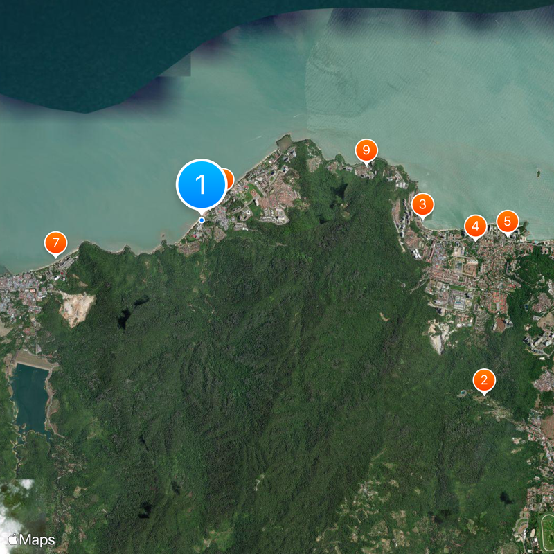 Batu Ferringhi Map