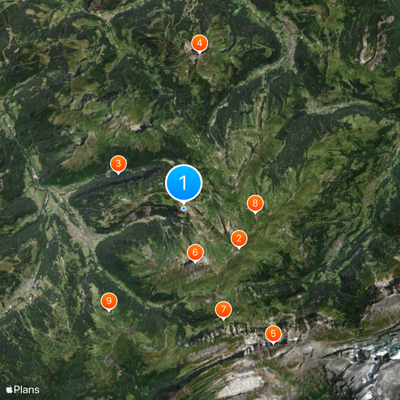 Avoriaz Mapa