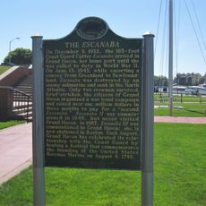 The Escanaba Historical Marker